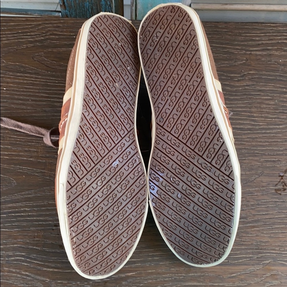 UGG Australia Bryson Grizzly lace sneaker leather - Picture 6 of 11